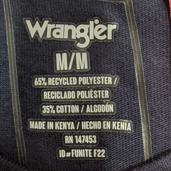 Wrangler Long Sleeve Layering Tee for Men 2pc pack (Navy / Grey), size M - Picture 8 of 8